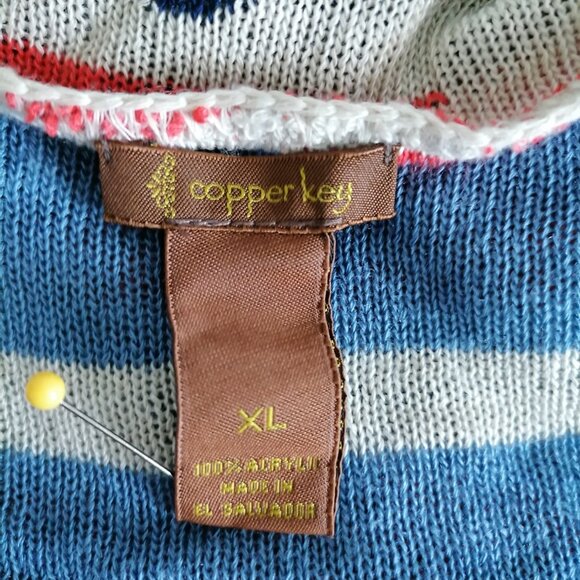 Copper Key Multicolor Patterned Cardigan - Picture 5 of 6